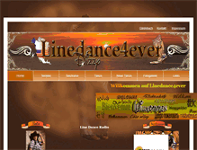 Tablet Screenshot of linedance4ever.de
